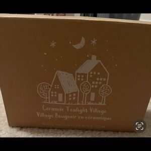 Indaba Ceramic Tealight Village from the Winter 2023 Jilly Box
